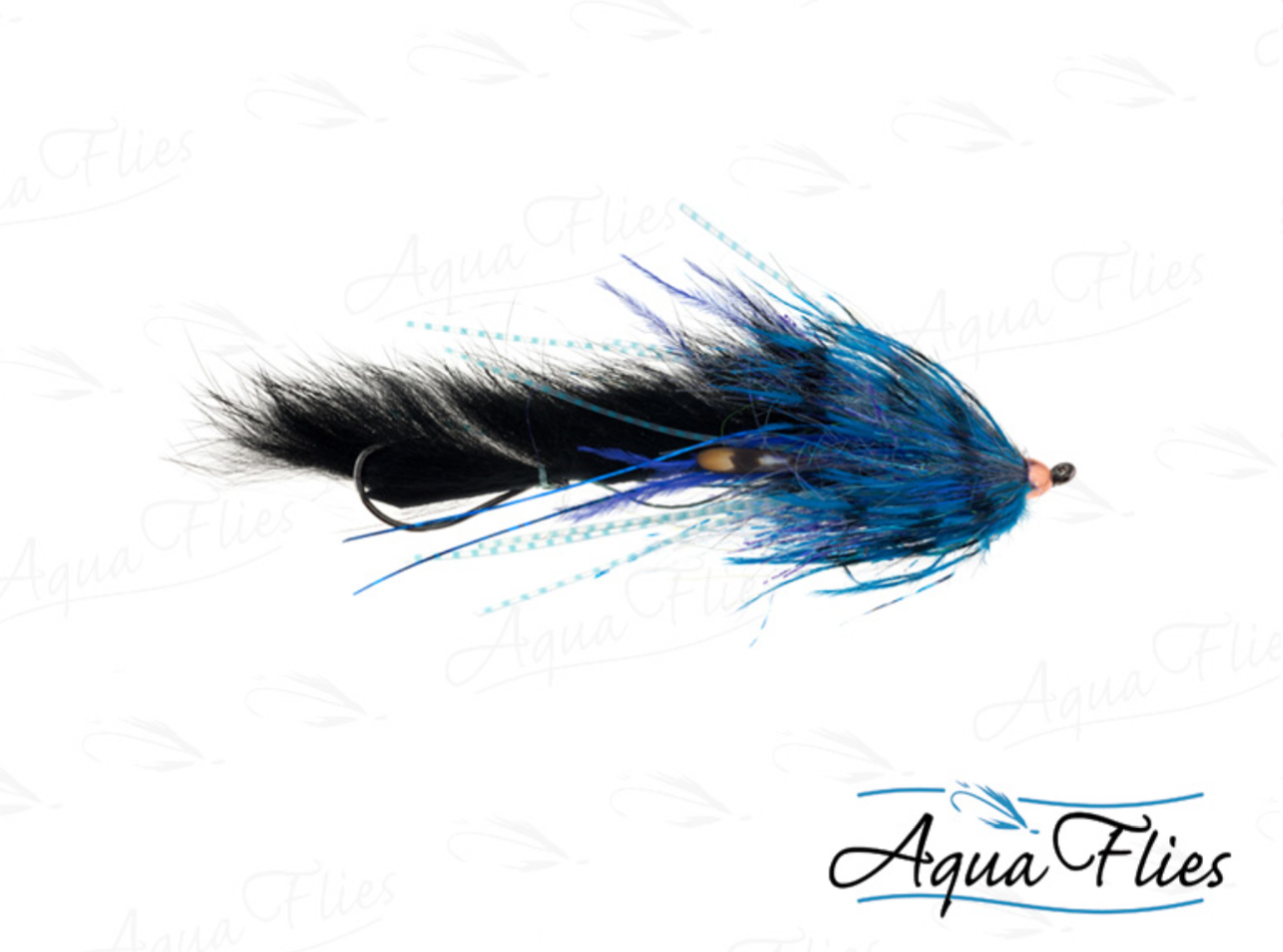 Aqua Flies Mini Dirty Hoh - Black/Blue
